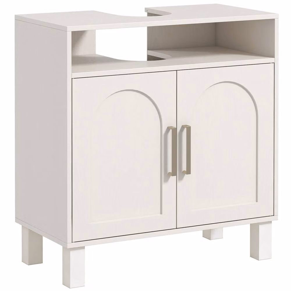 Wyld Haus Nenola Under Sink Bathroom Storage Cabinet, White, W/D/H: 60 x 30 x 63 cm – 2