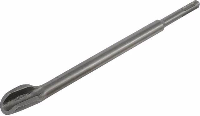 Loops SDS Plus Shank Gouge Breaker Chisel in Grey Steel, Width: 25 mm, Length: 250 mm