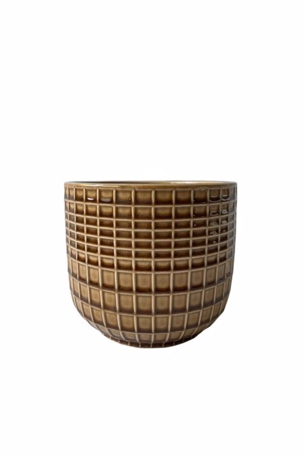 KDMD Hortus Braga Pot, Brown, 2 Pack, H 11.5 cm x Dia 11.5 cm – 2