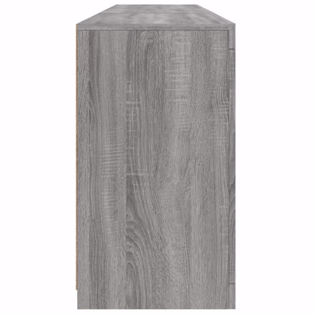 Berkfield Home Modern Grey Sonoma Sideboard with Integrated LED Lighting, W: 181.5 cm, D: 37 cm, H: 67 cm – 3