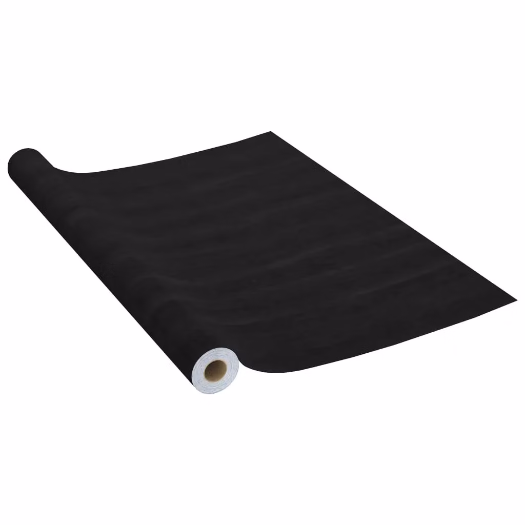 Berkfield Home Self-adhesive Dark Wood Furniture Film, Black, W: 500 cm, H: 90 cm – 2