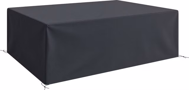 Outsunny 600D Oxford Polyester Outdoor Garden Corner Sofa Set Cover, Waterproof and Anti-UV Protection, Black, W: 205 cm, D: 275 cm, H: 90 cm – 1