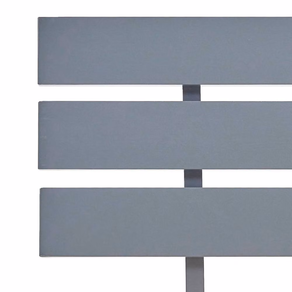 Berkfield Home Modern Solid Pine Wood Bed Frame, Grey, W: 140 cm, L: 200 cm – 2