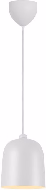 Nordlux Angle Metal Pendant Light in White and Grey, E27, Diameter: 21 cm