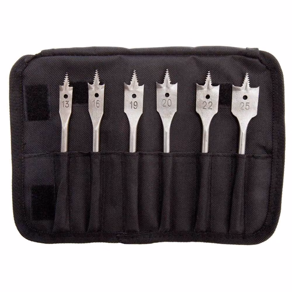 Bosch Silver Self Drilling Flat Drill Bit Set, Pack of 6 – 3