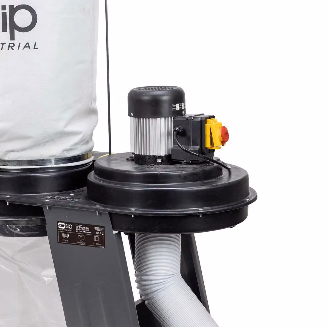 SIP Single Bag Dust Collector with Attachments, Silver and Multicolour, L148.0 x W90.0 x H58.0 cm – 5