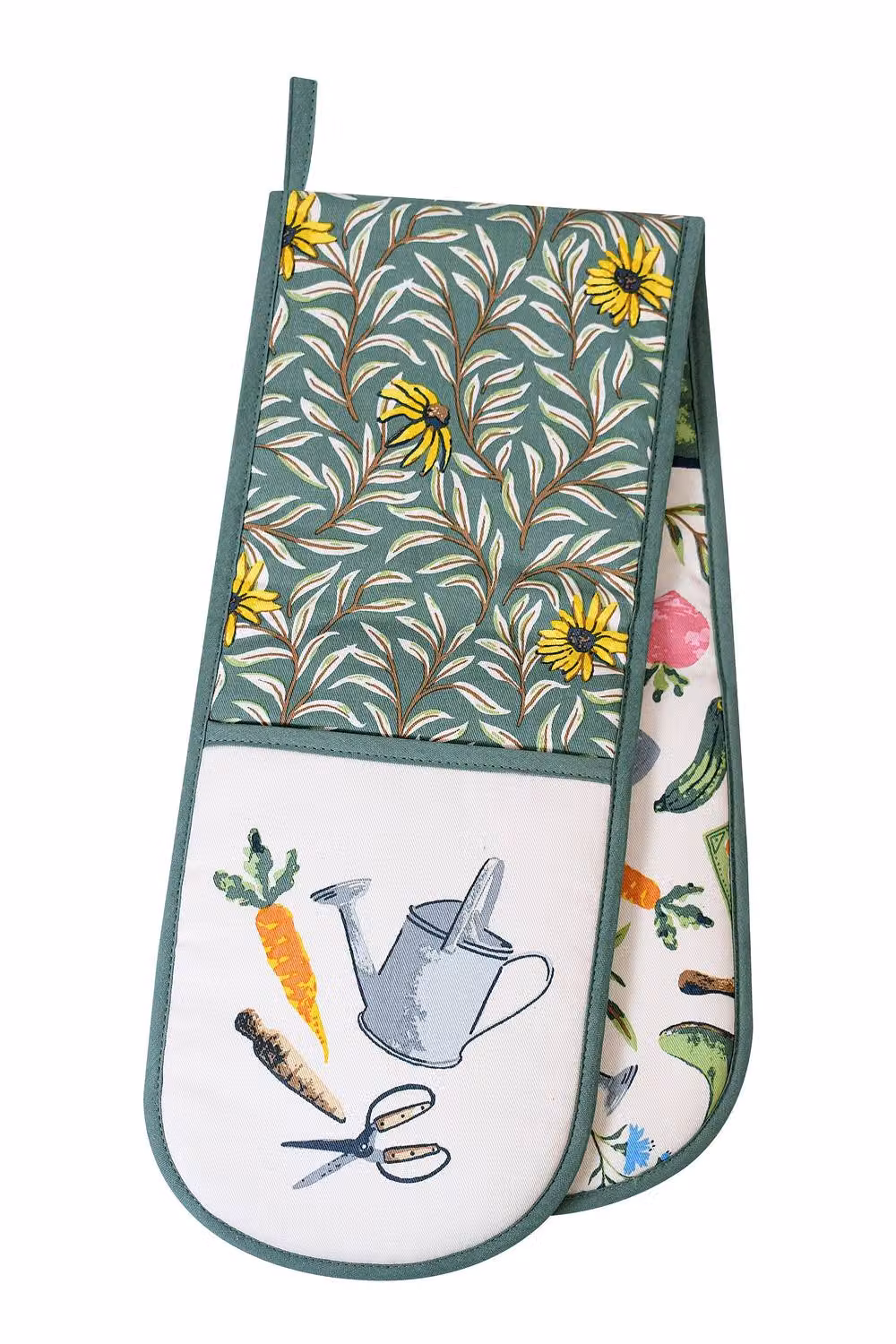 Ulster Weavers Time to Grow Green Cotton Double Oven Glove – 2