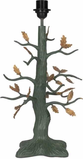 House of Hackney QUERCUS Resin Tabletop Lampstand in Green, H 49.5 x W 34.0 x D 34.0 cm