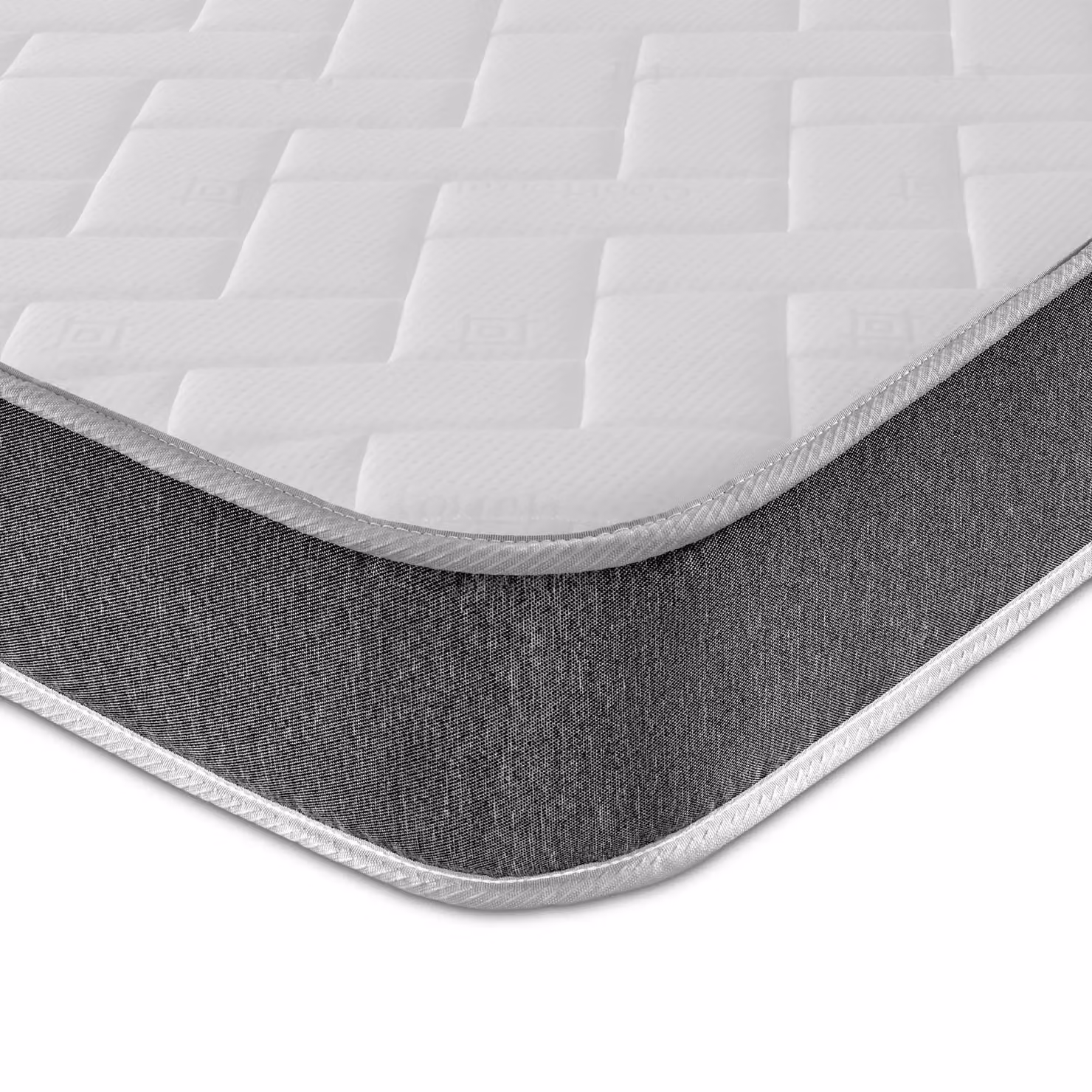 Starlight Beds Cube Hybrid Memory Foam Spring Mattress in Grey, Small Single – 3