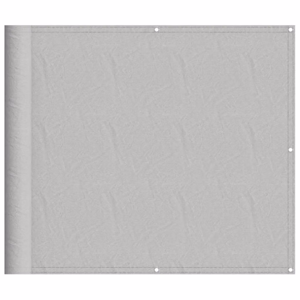 Berkfield Home Balcony Screen in Light Grey, W/H: 300 x 90 cm, Semi-Transparent Polyester Oxford Fabric – 2