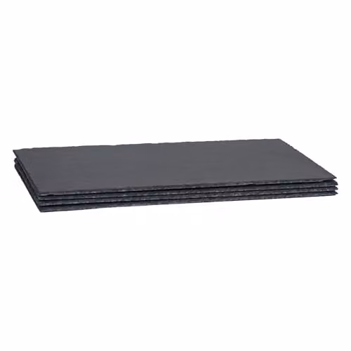 Argon Tableware Modular Slate Table Runner in Black or Grey, W: 200 cm, D: 25 cm