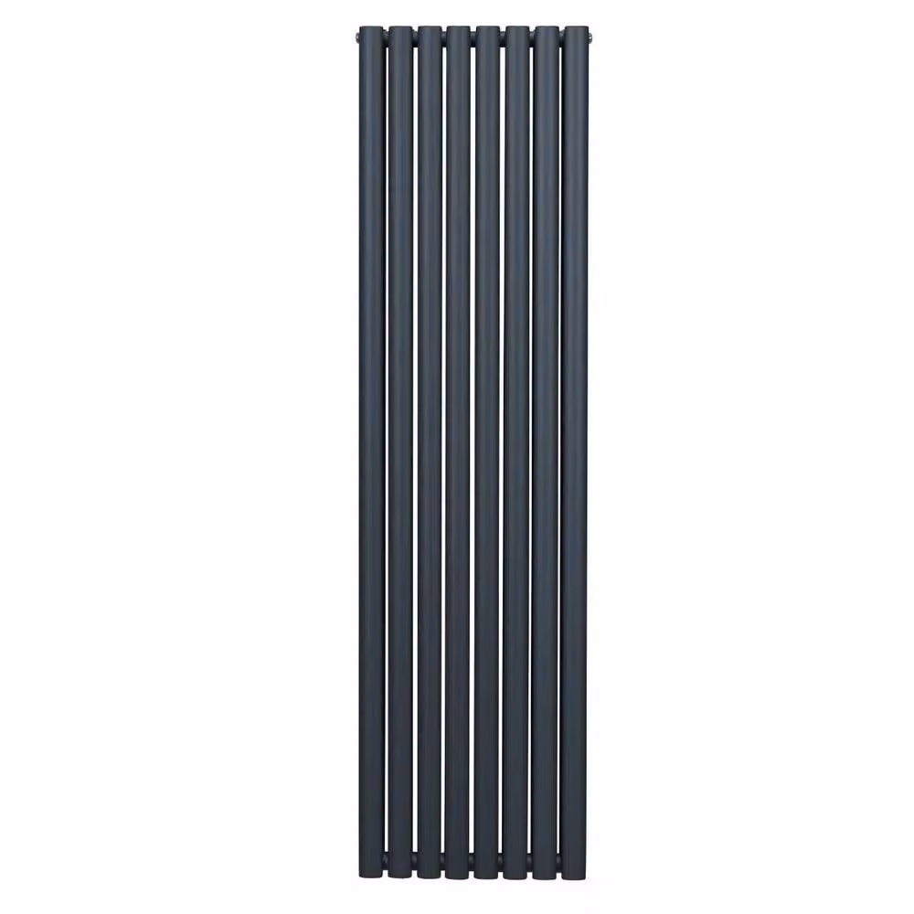 Monstershop Oval Column Radiator in Anthracite Grey, H 180 cm x W 48 cm x D 4.8 cm – 2