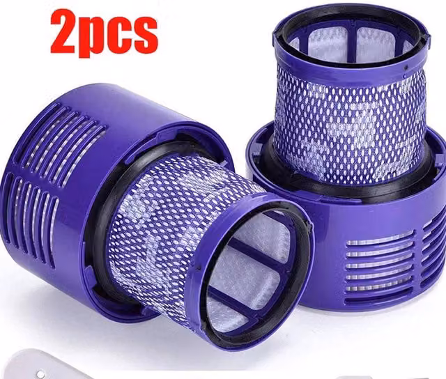 PAWNORA 2-Piece Genuine Dyson V10 SV12 HEPA Filter in Purple