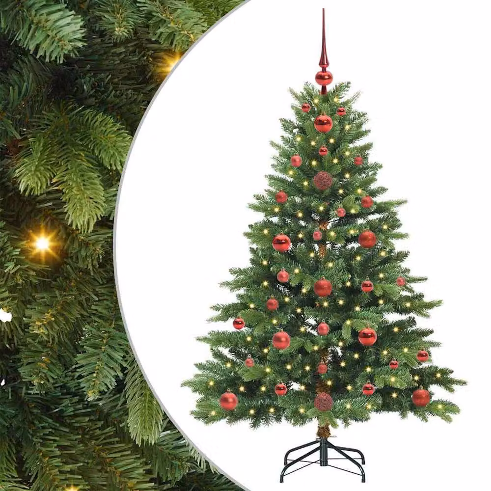 Berkfield Home Artificial Green Christmas Tree with 150 LEDs, Height: 120 cm – 2
