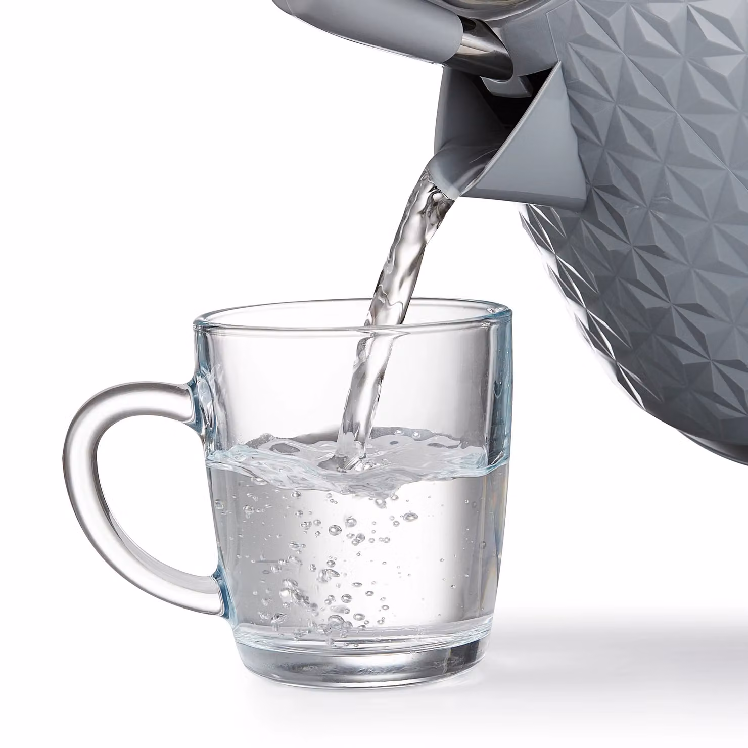 Morphy Richards Vector Pyramid Kettle, 1.5L, Grey – 4