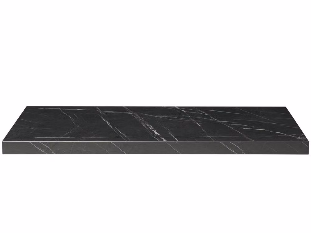 Acantha x3 Tile and Hearth Set in Black Marble Effect – 5