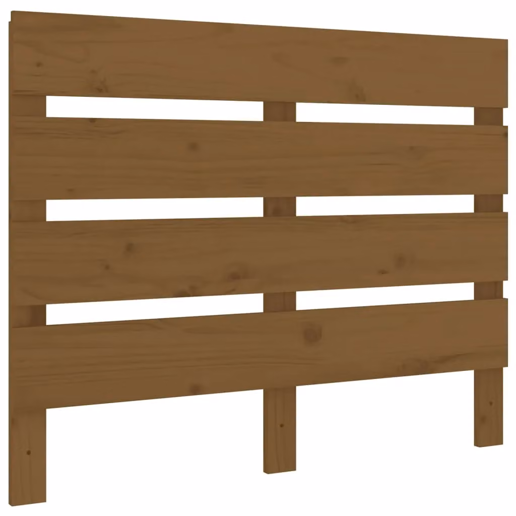 Berkfield Home Rustic Solid Wood Pine Headboard in Honey Brown, W: 100 cm, D: 3 cm, H: 80 cm – 2
