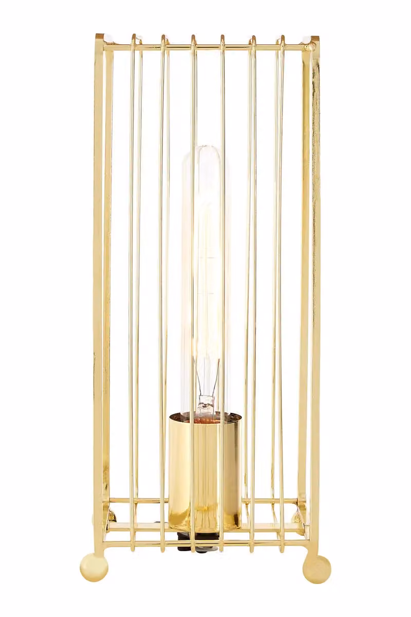 Orsina Art Deco Metal Table Lamp in Gold/Brass – 2