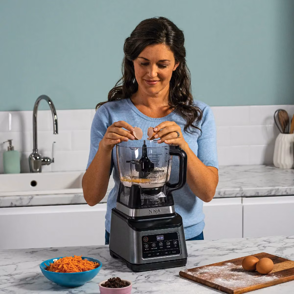 Ninja 3-in-1 BN800UK Multifunctional Food Processor with Auto-iQ Technology in Grey – 2