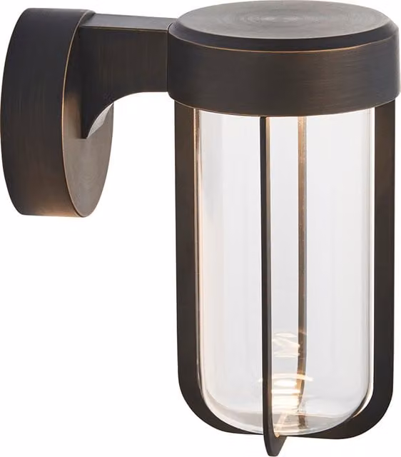 Perch & Parrow Wyatt LED Industrial Wall Lamp in Bronze