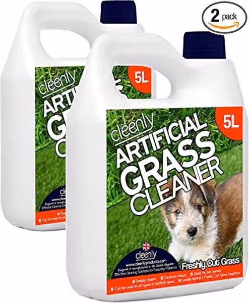 cleenly Artificial Grass Cleaner for Dogs, Fresh Cut Grass, 10 l