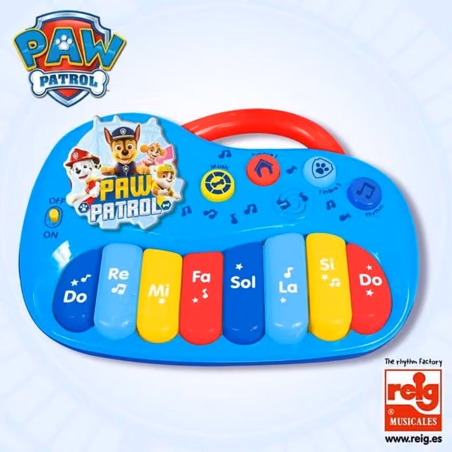 Reig Paw Patrol Musical Keyboard Organ in Pink and Multicolour