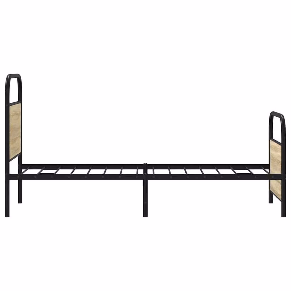 Berkfield Home Bed Frame in Sonoma Oak, Brown, W: 80 cm, D: 200 cm – 4