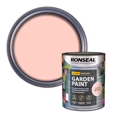 Ronseal Garden Paint in Pink, 0.75 l