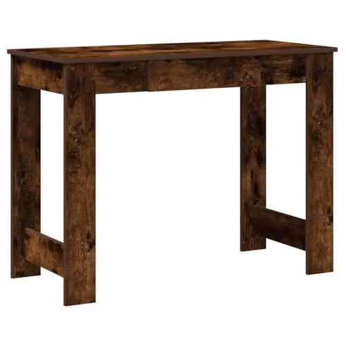 vidaXL Writing Desk in Brown Oak Engineered Wood W/D/H: 100 x 45 x 75 cm – 1