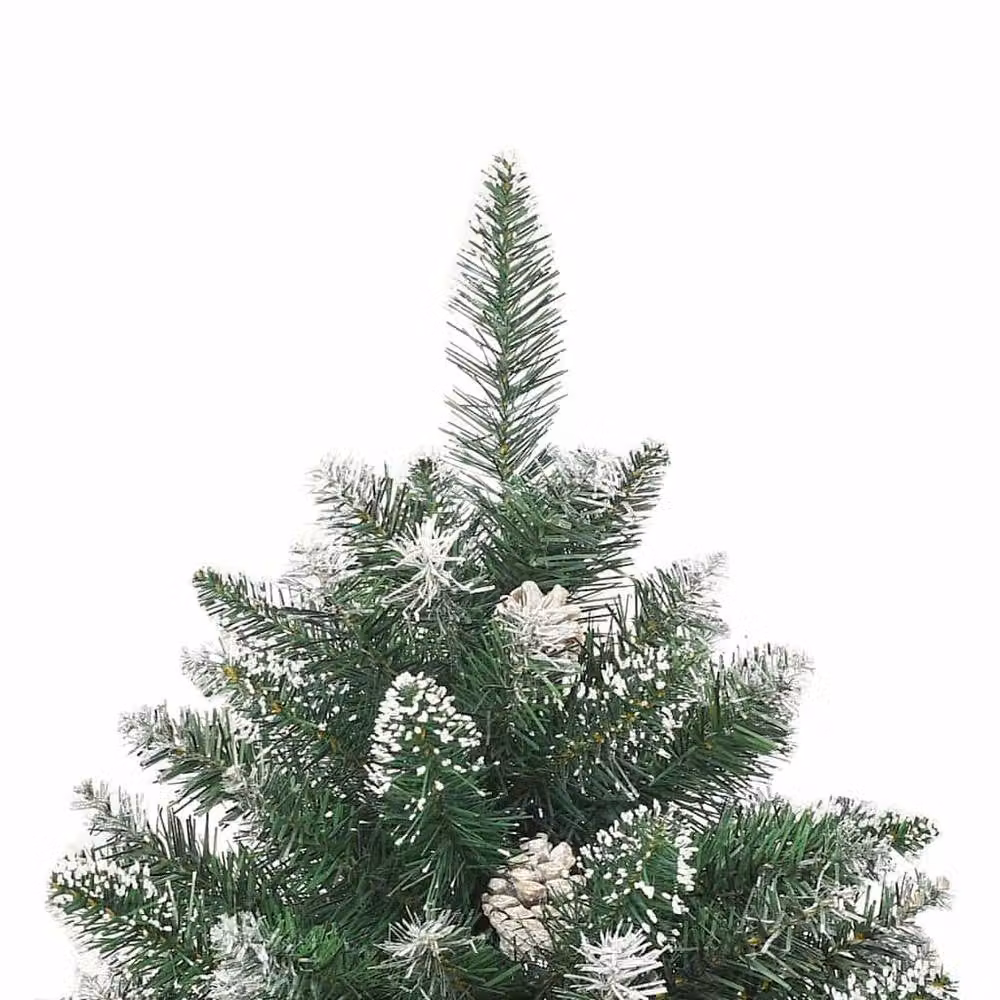 Berkfield Home Modern Artificial Christmas Tree in Green, W/D/H: 105 x 105 x 150 cm – 4