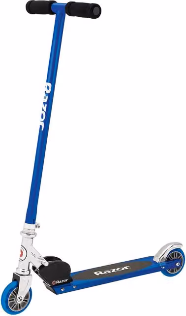 Razor S Sport Foldable Kick Scooter with Brake, Blue