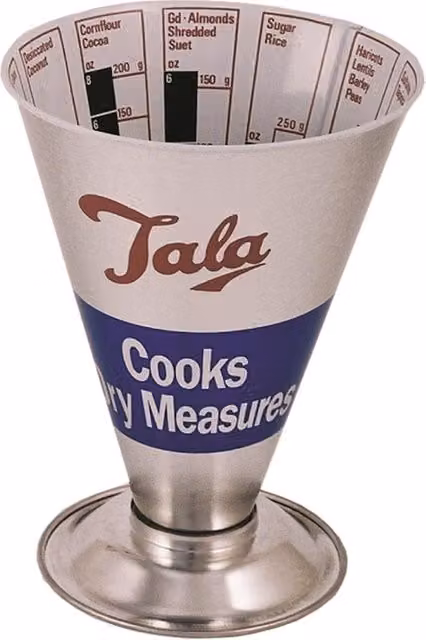 Tala Originals Multi-Colour Cast Aluminium Metal Dry Ingredients Cook's Measuring Cup