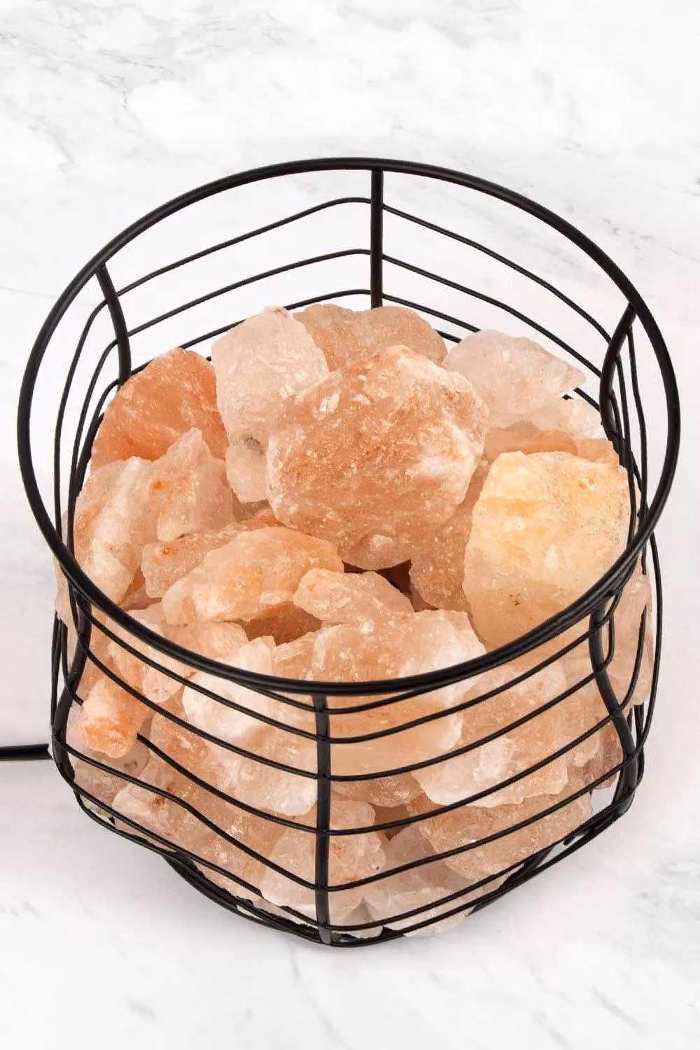 Myga Himalayan Fire Pit Salt Lamp in Burnt Orange – 2