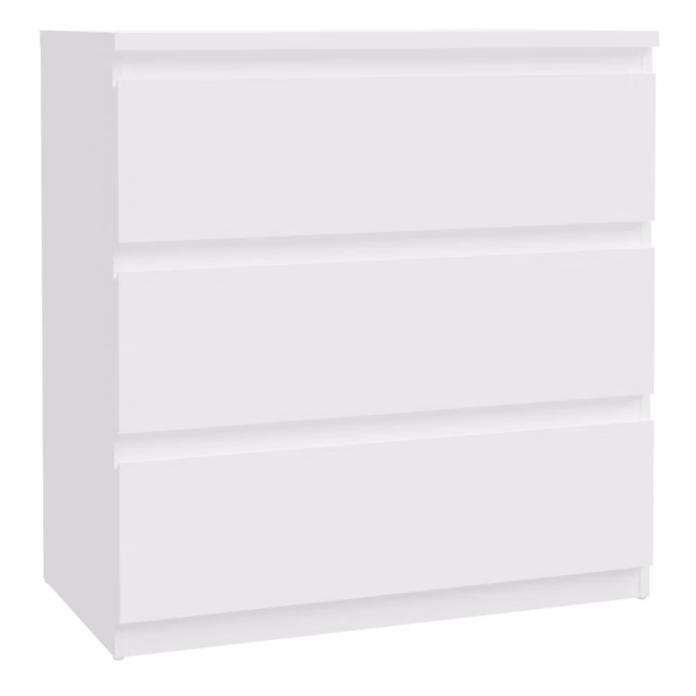 Furniture To Go Edmore 3 Drawer Chest in White – 2