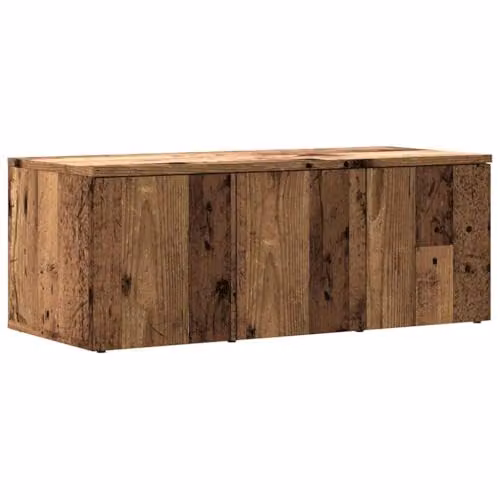 vidaXL Modern TV Cabinet in Old Wood Brown, W/D/H: 80 x 34 x 30 cm – 1