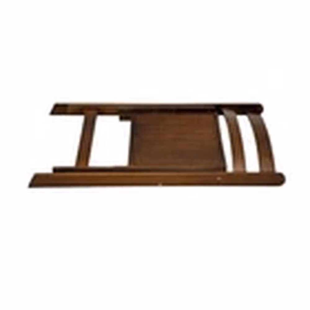 EONLION Brown Wooden Folding Chair for Garden or Bedroom – 3