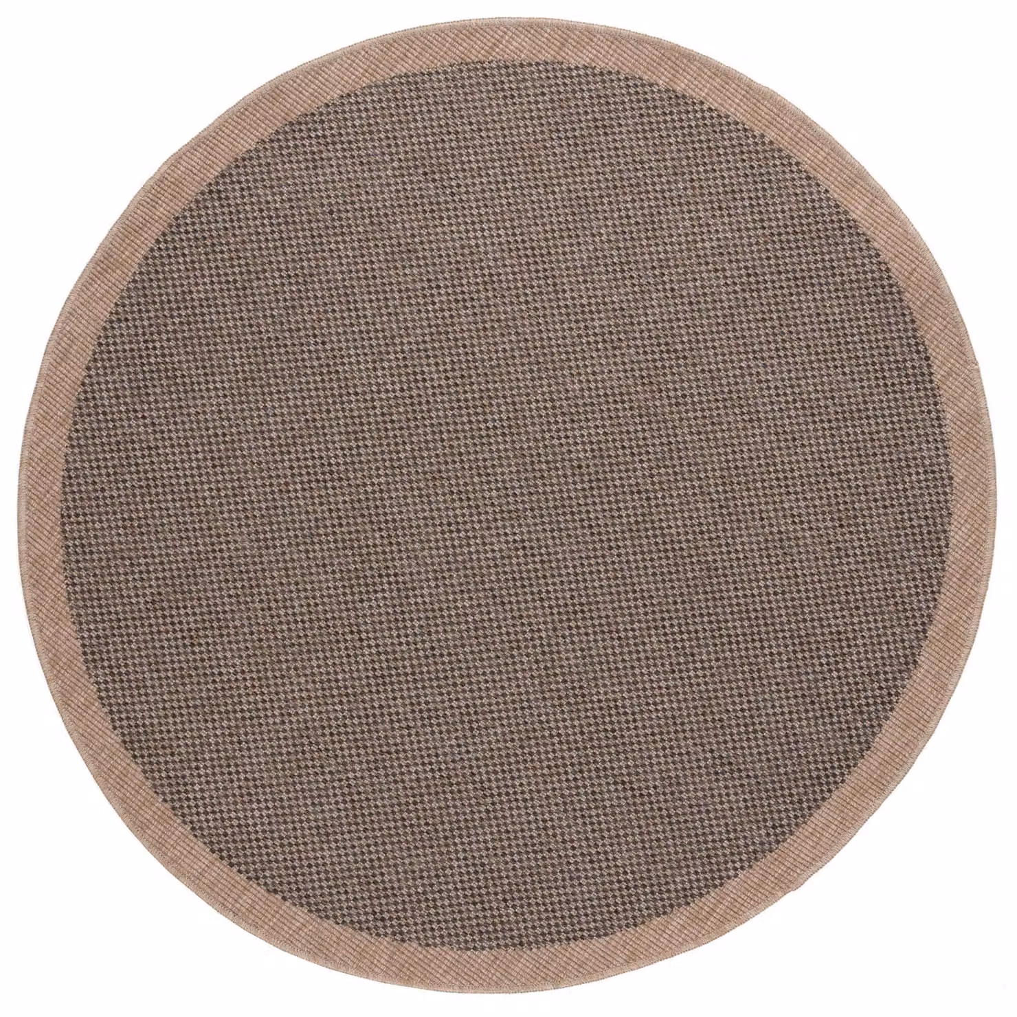 THE RUGS Dark Grey Jute-Look Square Dots Outdoor Garden Patio Rug, W/D/H: 120 x 170 cm – 2