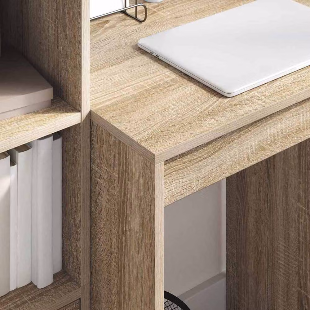 Berkfield Home Modern Computer Desk in Beige, W/D/H: 60 x 50 x 76 cm – 2