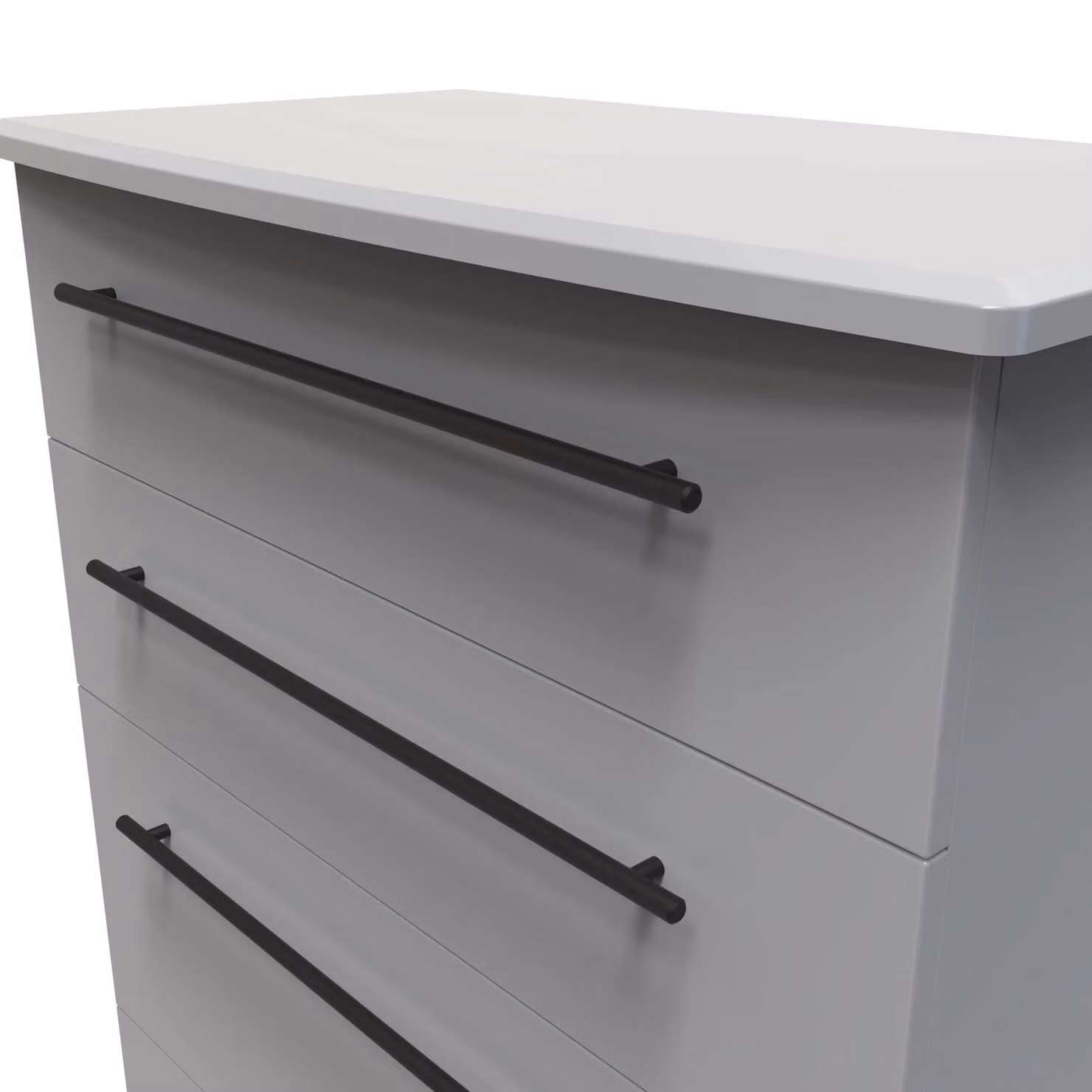 2 U Howard 4 Drawer Deep Chest in Dark Grey Matt Finish – 3