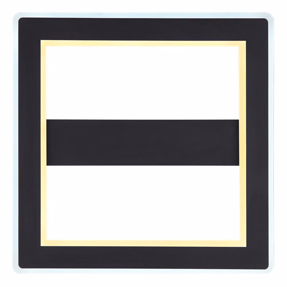 Netlighting Mattia Integrated LED Semi Flush Ceiling Light in Matt Black – 3