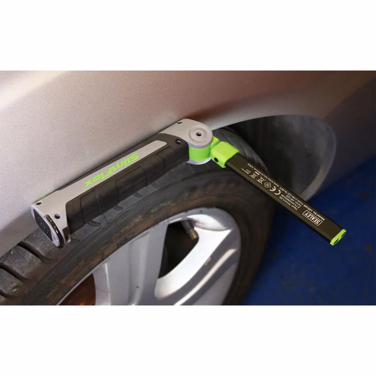 Loops Slimline Rechargeable LED Inspection Light, Black and Multicolour, 470 Lumens – 3