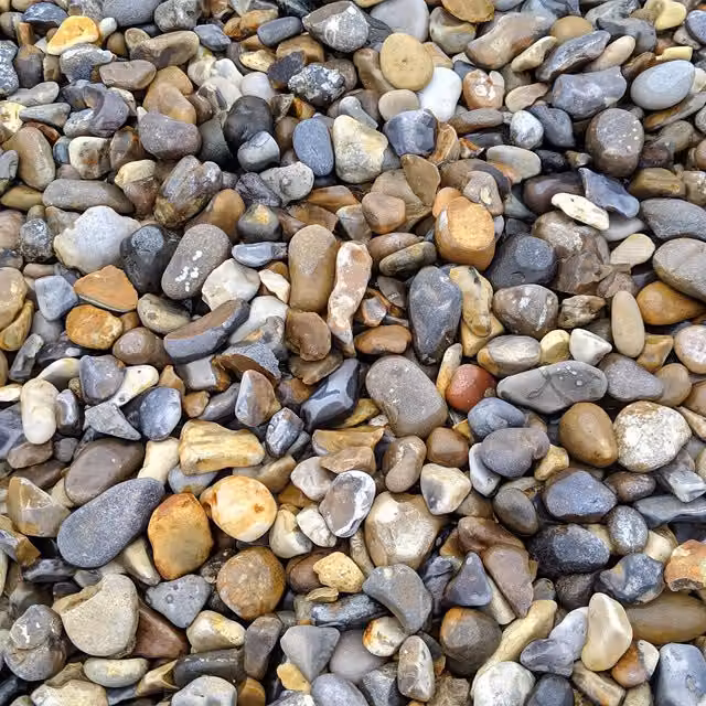 Warma Multicolour Decorative Stone Pebbles in Brown, Grey and Beige