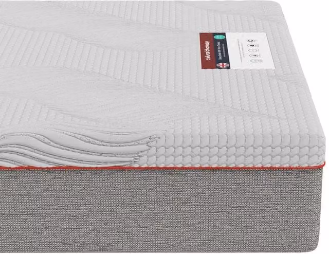 Rest Relax Visco Therapy Fusion Graphite Pocket Memory 2000 Hybrid Mattress in White, W/D/H: 120 x 200 x 25 cm – 1