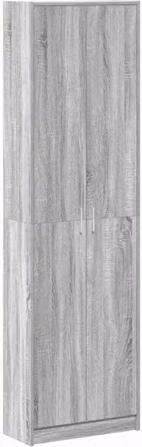 Berkfield Home Grey Sonoma Wardrobe W/D/H: 55 x 25 x 189 cm