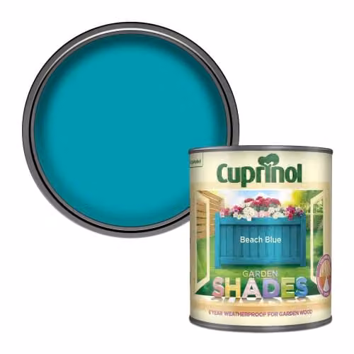 Cuprinol Garden Shades Weatherproof Opaque Matt Woodcare, Blue, 1 l