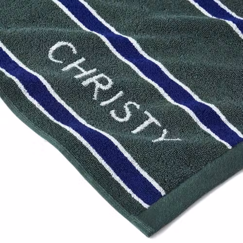 Christy Official Wimbledon Championship 2026 Quick Dry Cotton Terry Towel in Green and Purple, W: 70 cm, L: 133 cm – 7