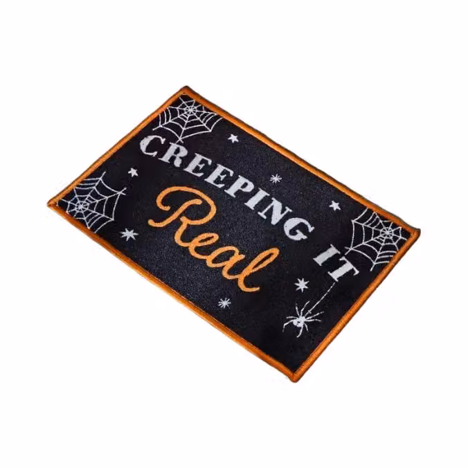 Garden Greatness Creeping It Real Halloween Doormat in Black – 2