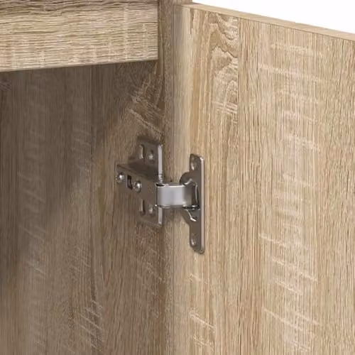 vidaXL Sideboard with Drawer in Sonoma Oak, Brown Engineered Wood, W/D/H: 71 x 35 x 84 cm – 2