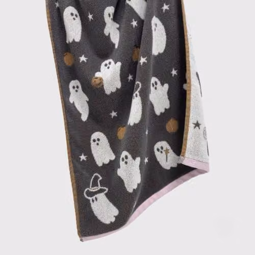 Odyssey Collection Ghosties Halloween Hand Towels, Pack of 2, 100% Cotton, 500GSM, W: 50 cm, H: 80 cm – 5