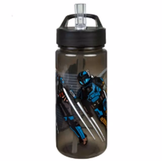 Scooli Aero Batman Water Bottle, 500 ml, Yellow and Black